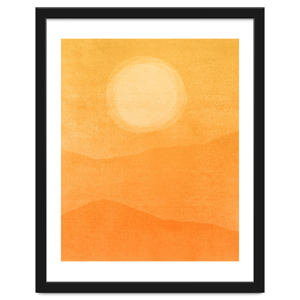 Golden Afternoon Abstract