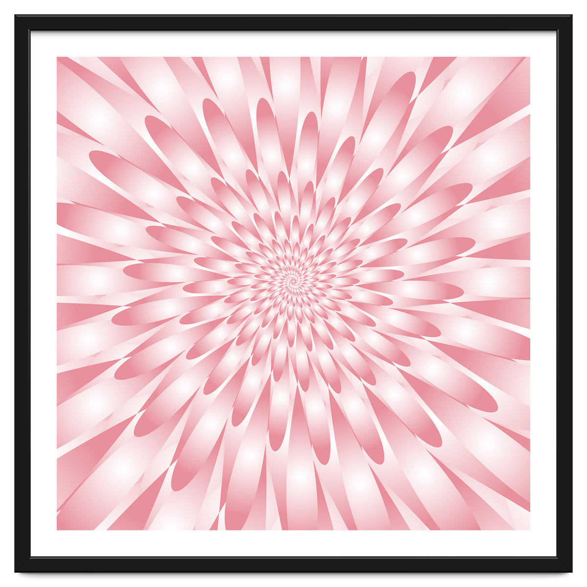 Spiral Pink Flower