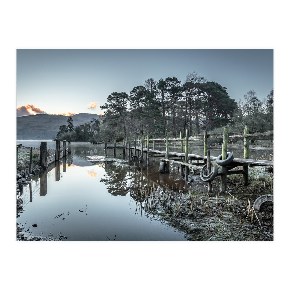 Derwent Water winters morning (Print Only)