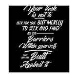 Don't Seek For Love - Rumi Quote Typography (Print Only) thumbnail