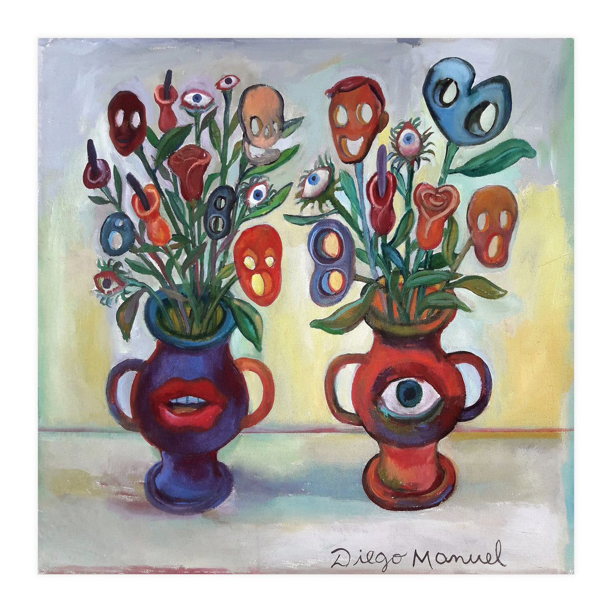 Dos Floreros (Print Only)