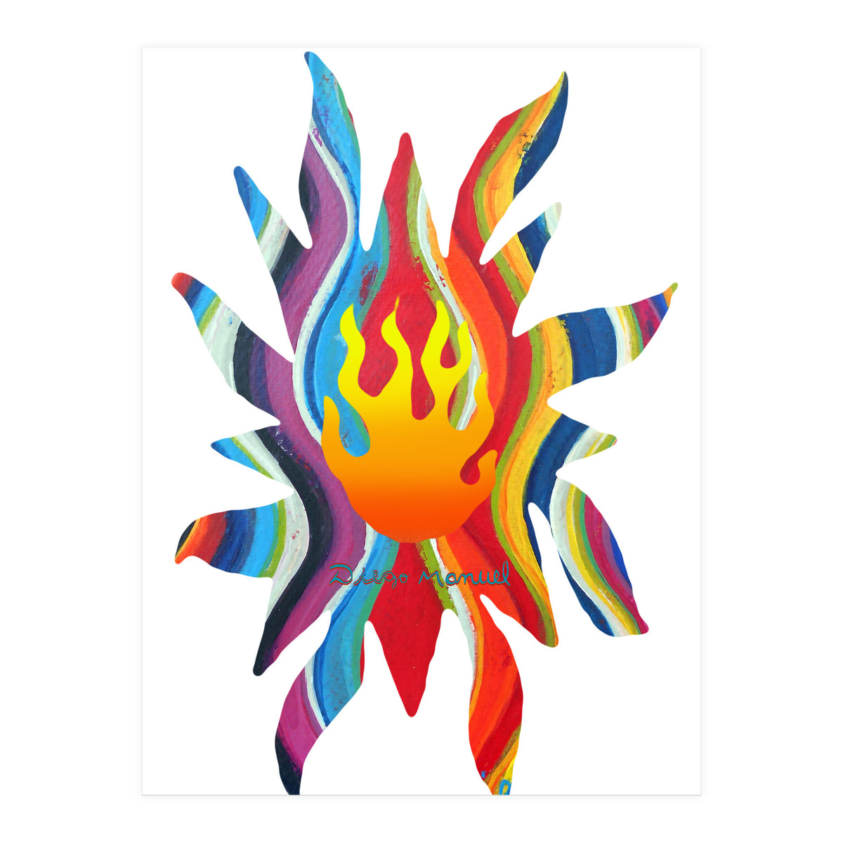 Fuego 24 Copia (Print Only)