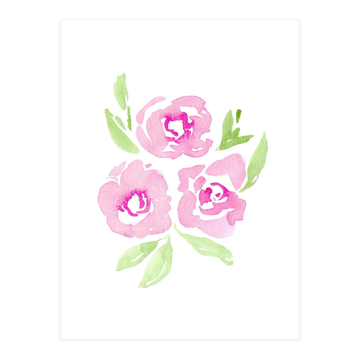 Wild Roses | Fresh Pink (Print Only)