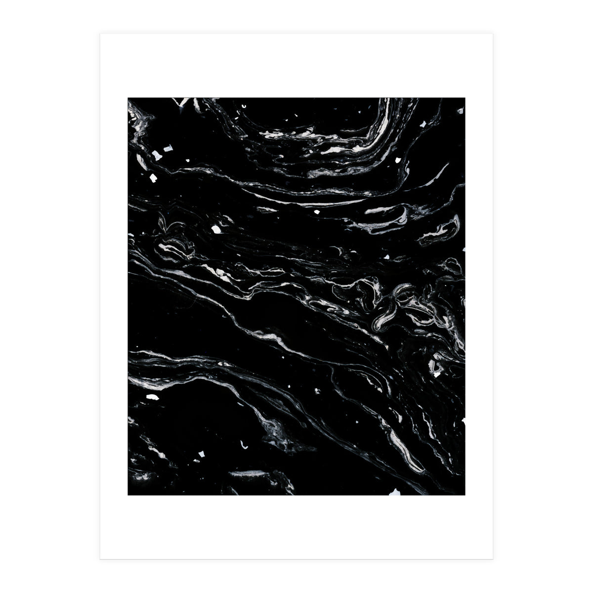 Black Marble Space (Print Only)