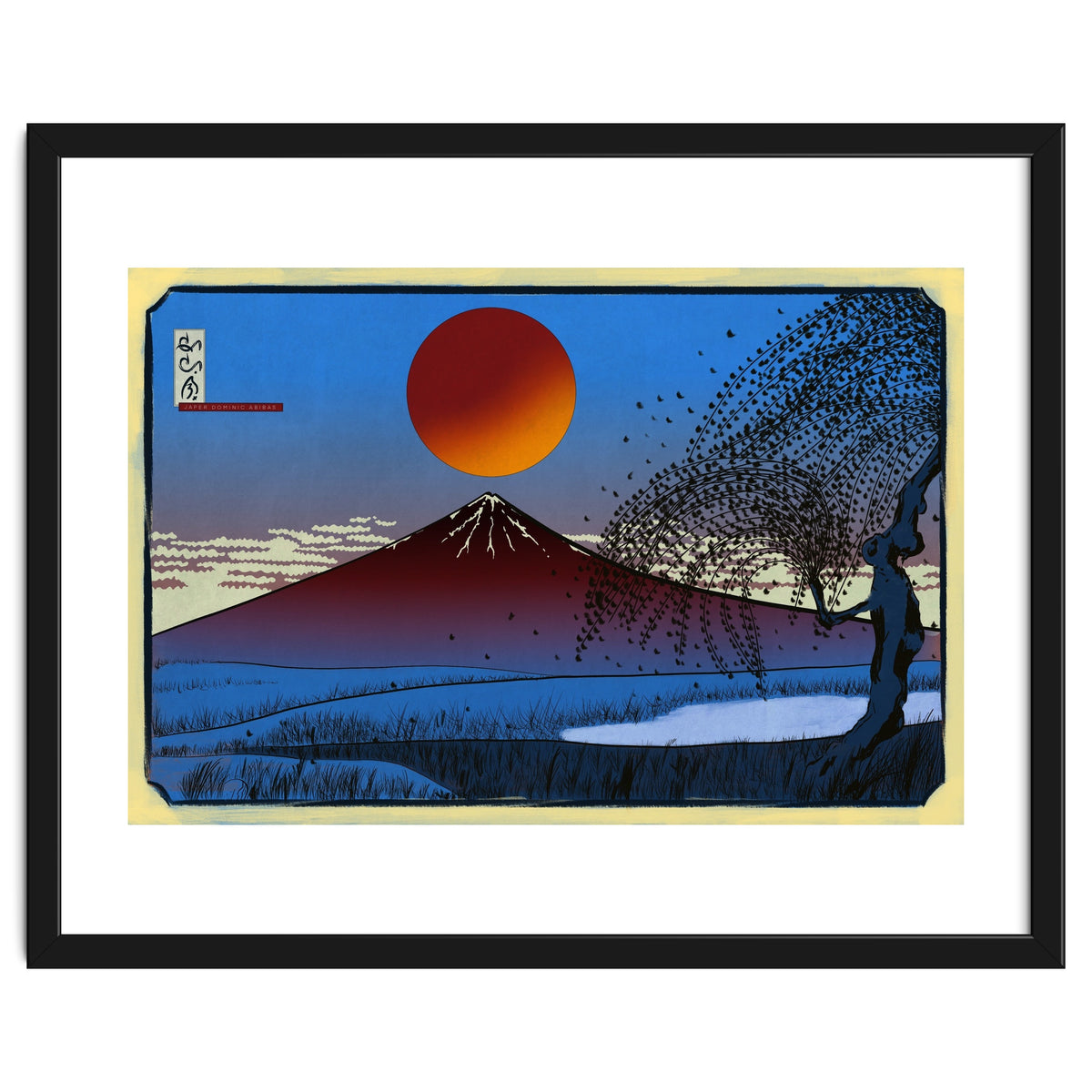 Mayon Volcano Ukiyo-e