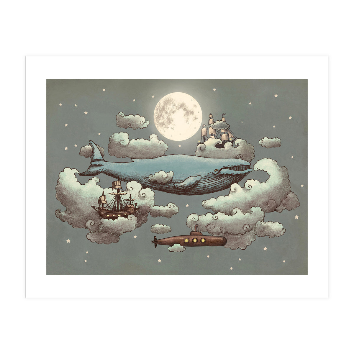 Ocean Meets Sky (Print Only)