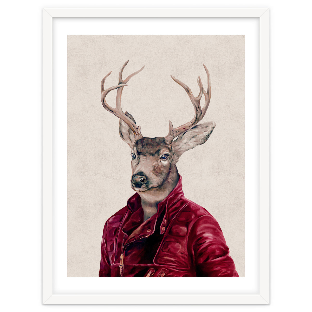 Deer In Leather
