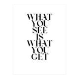 WHAT YOU SEE (Print Only) thumbnail