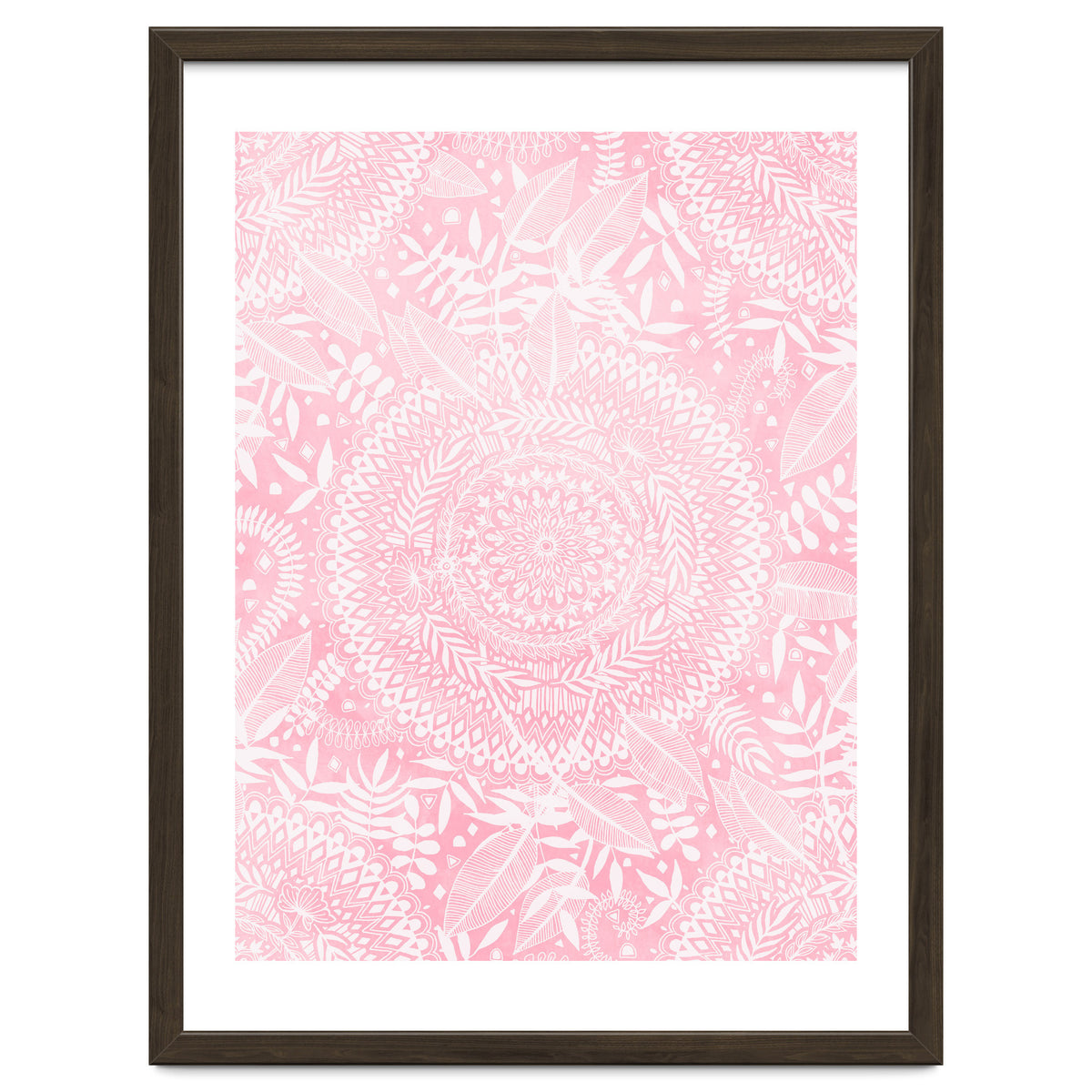 Medallion Pattern in Blush Pink