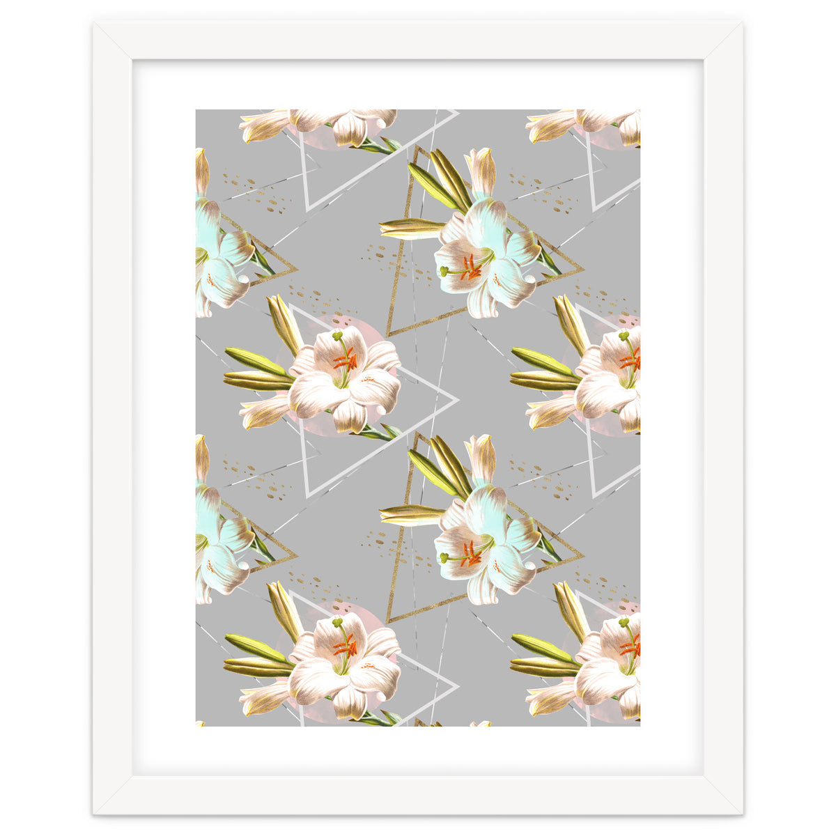 Botanical blooming with geometric 02