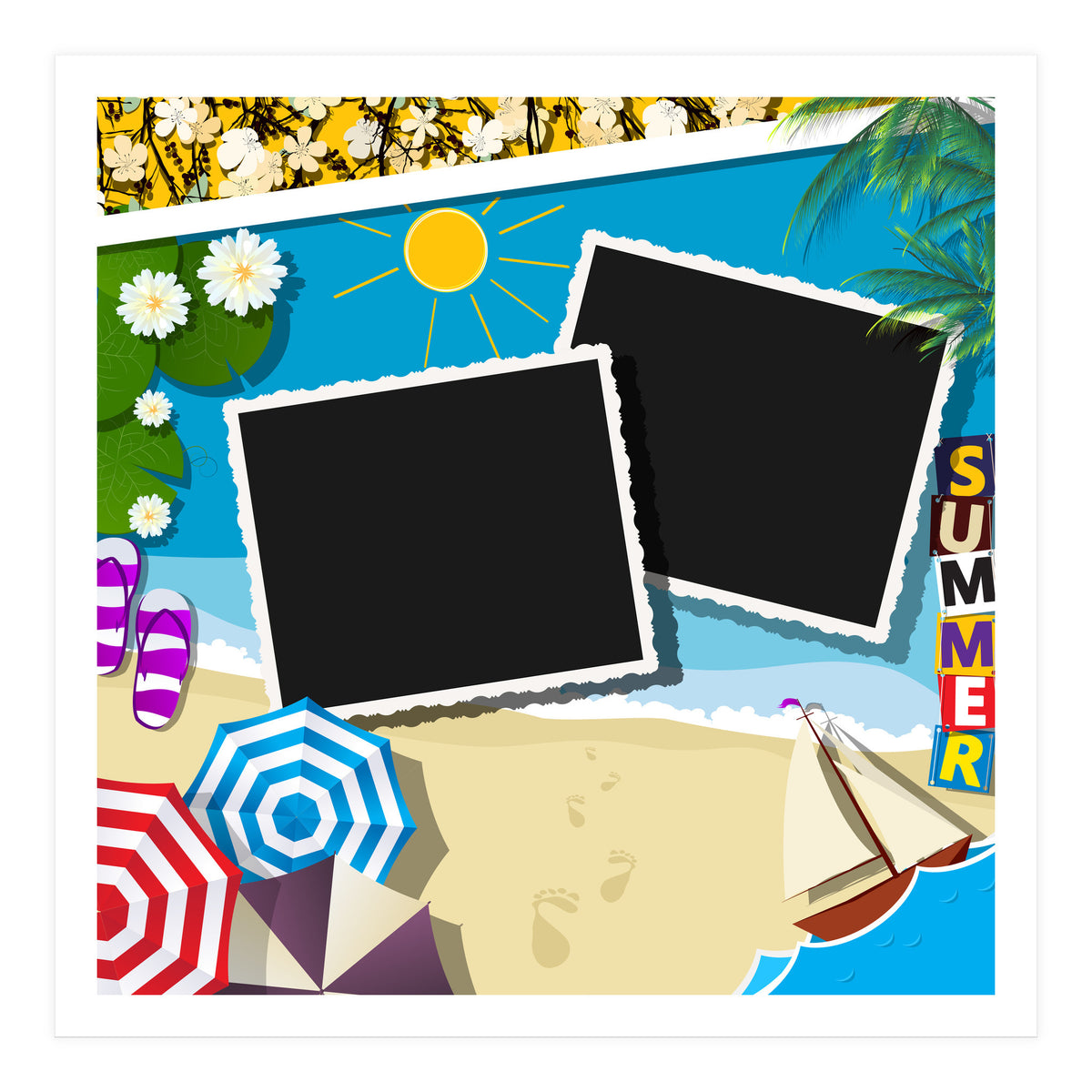 Summer Celebration Collage (Print Only)