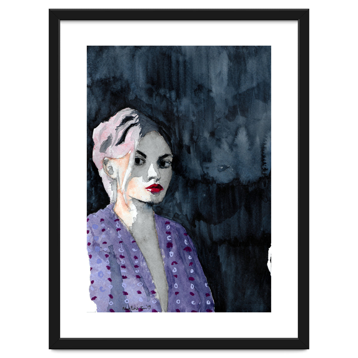 Untitled #25 - Woman in purple