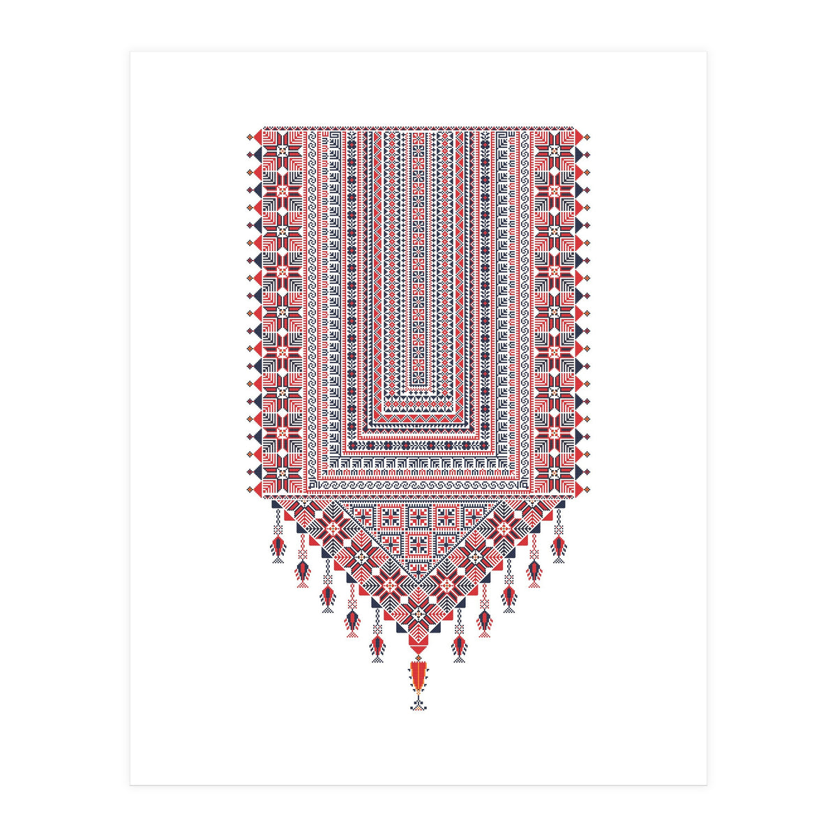 Tatreez Ornament 14 (Print Only)