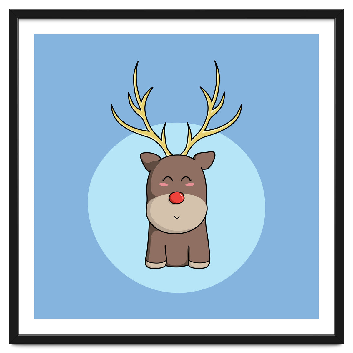 Kawaii Cute Christmas Reindeer