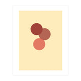 Red circles abstract (Print Only) thumbnail