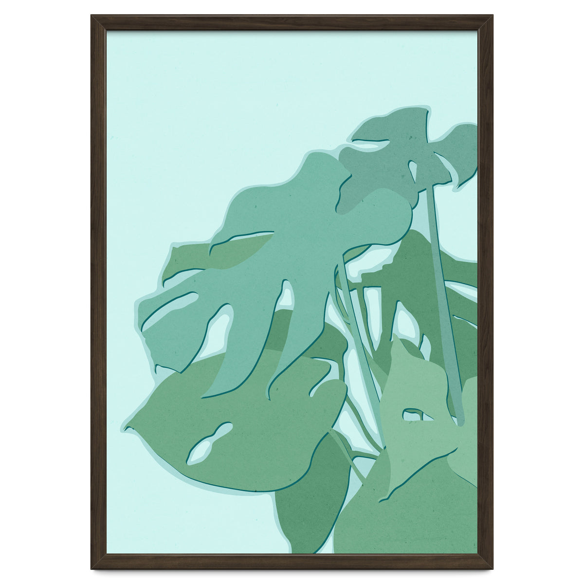 Minimal Monstera Leaves - Greener Eden