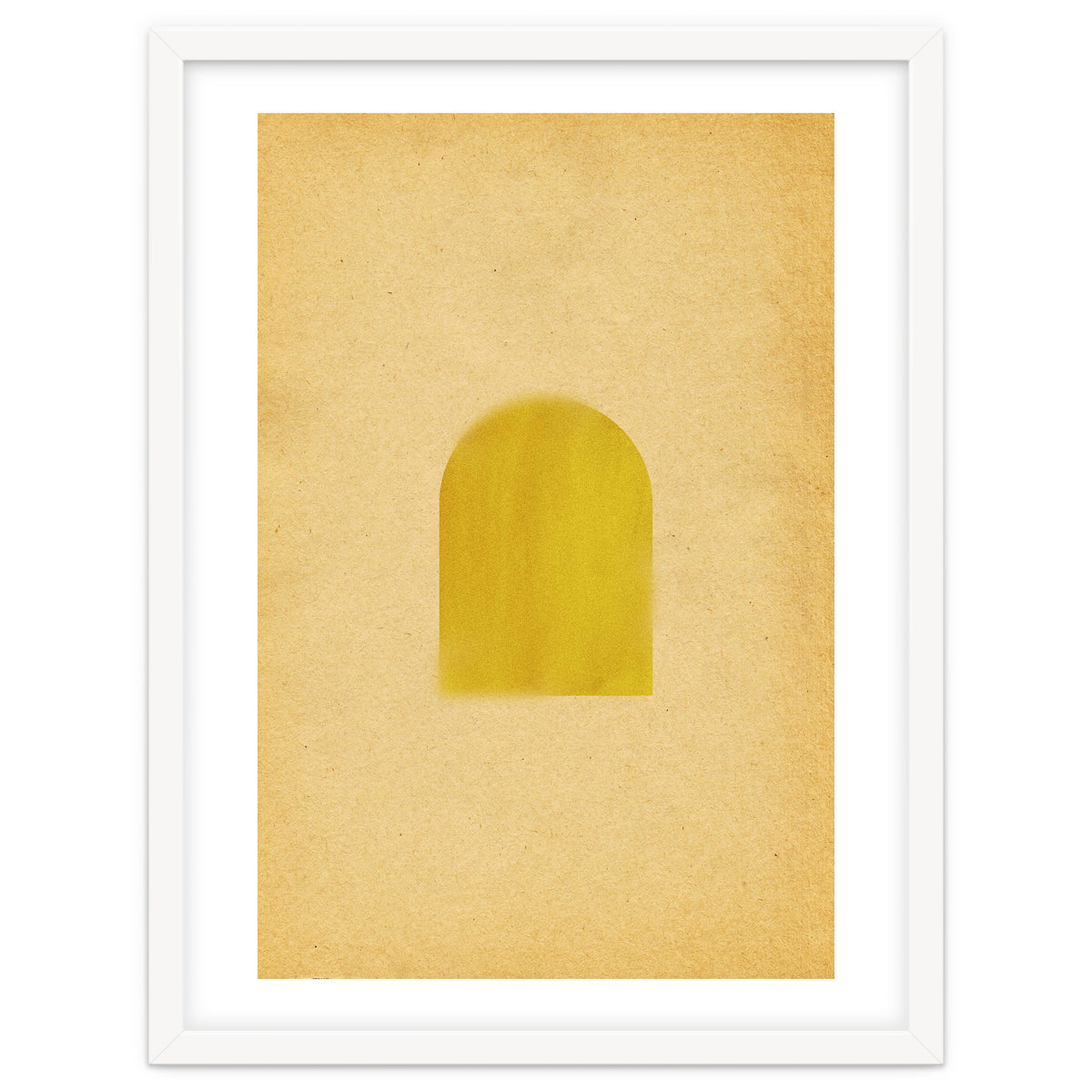 Minimaist acid mustard arch