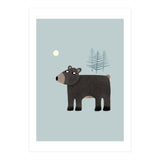 The Bear, the Trees and the Moon (Print Only) thumbnail