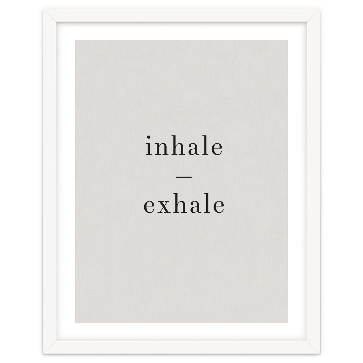 Inhale Exhale Grey Yoga