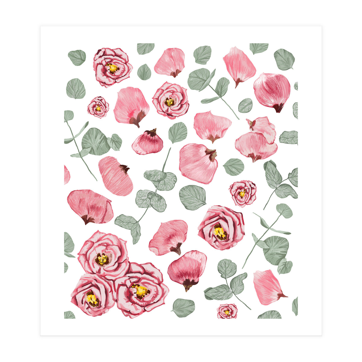 Rosy Romance (Print Only)