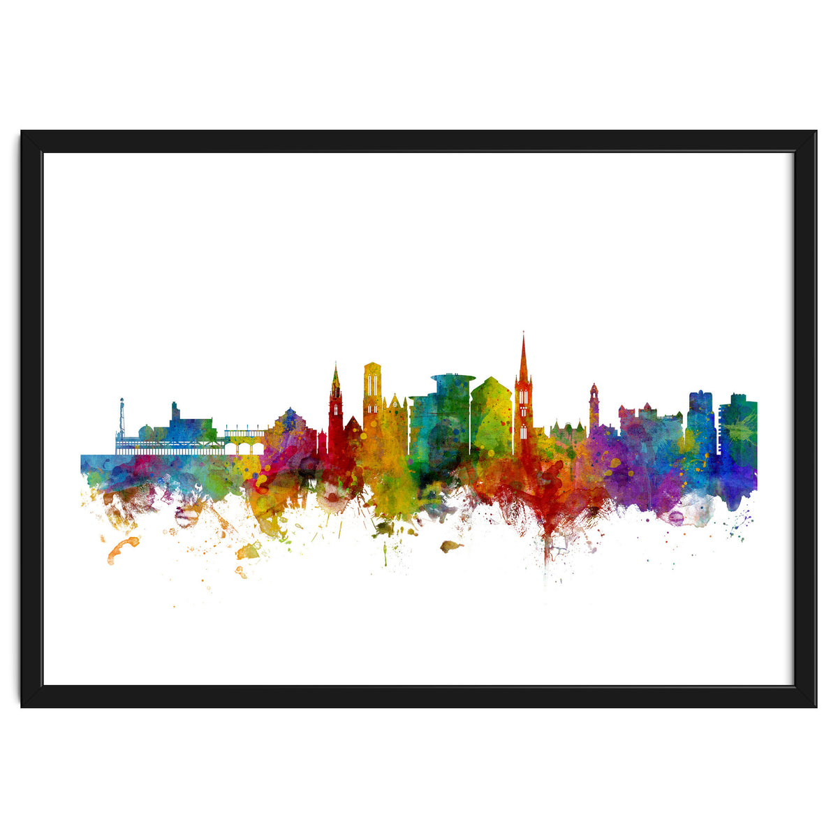 Bournemouth England Skyline