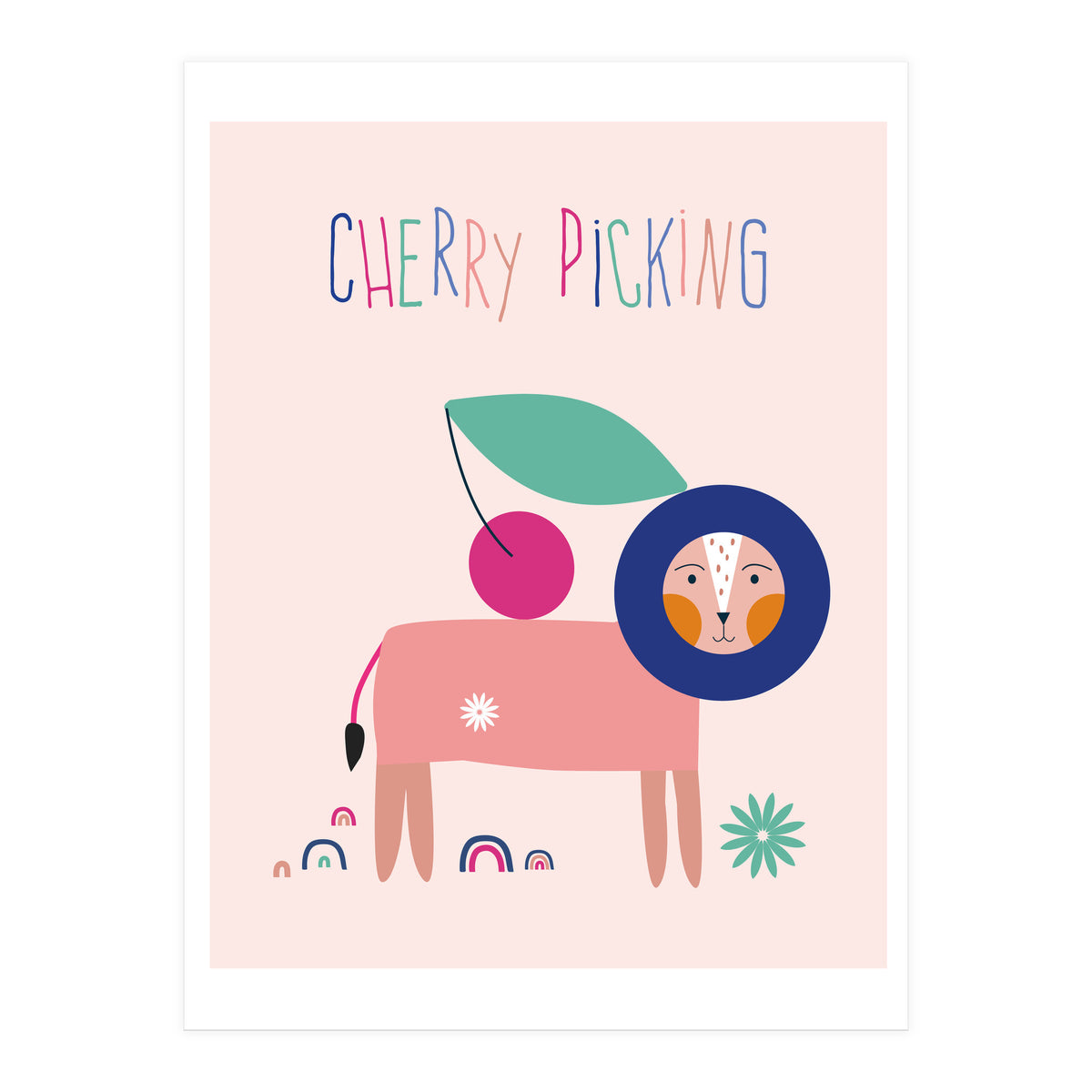 Kids Cherry Picking1 Rgb (Print Only)