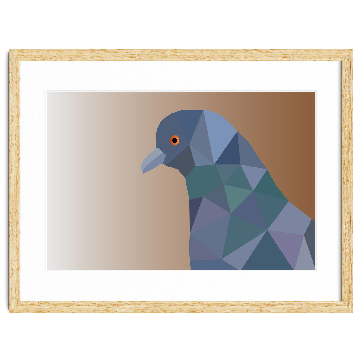 Pigeon Low Poly Art