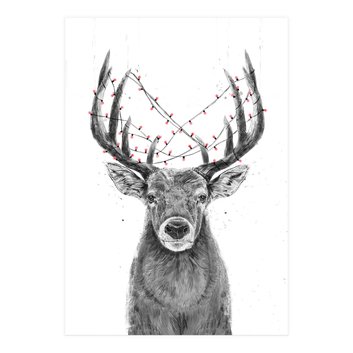 Xmas Deer (Print Only)