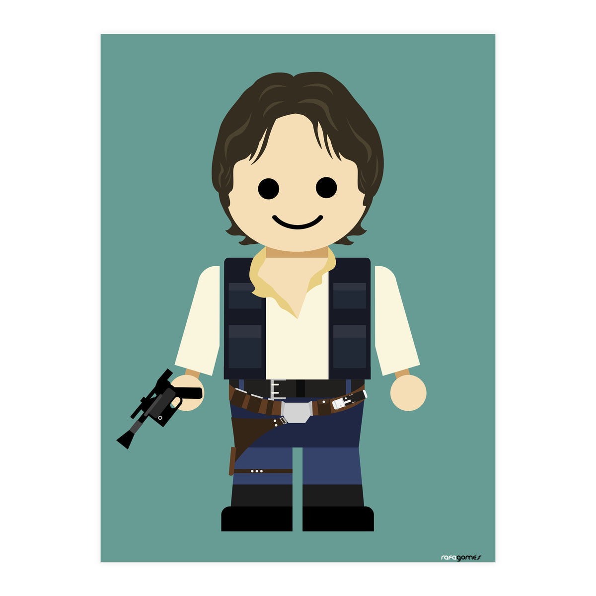 Hans Solo Toy (Print Only)