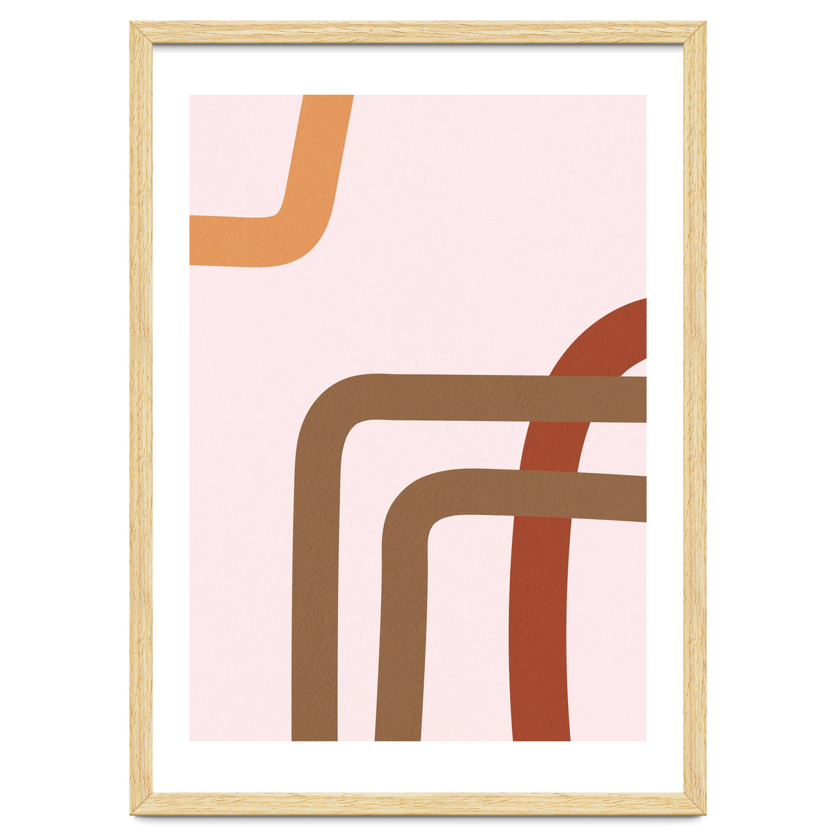 Abstract Colorful Line Art II