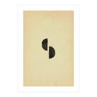 Abstract mid-century modern shapes (Print Only)