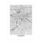 London White Map (Print Only) thumbnail