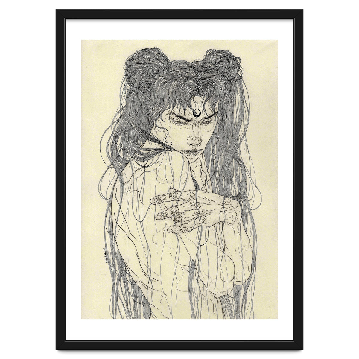 There is a dark moon rising inside of me