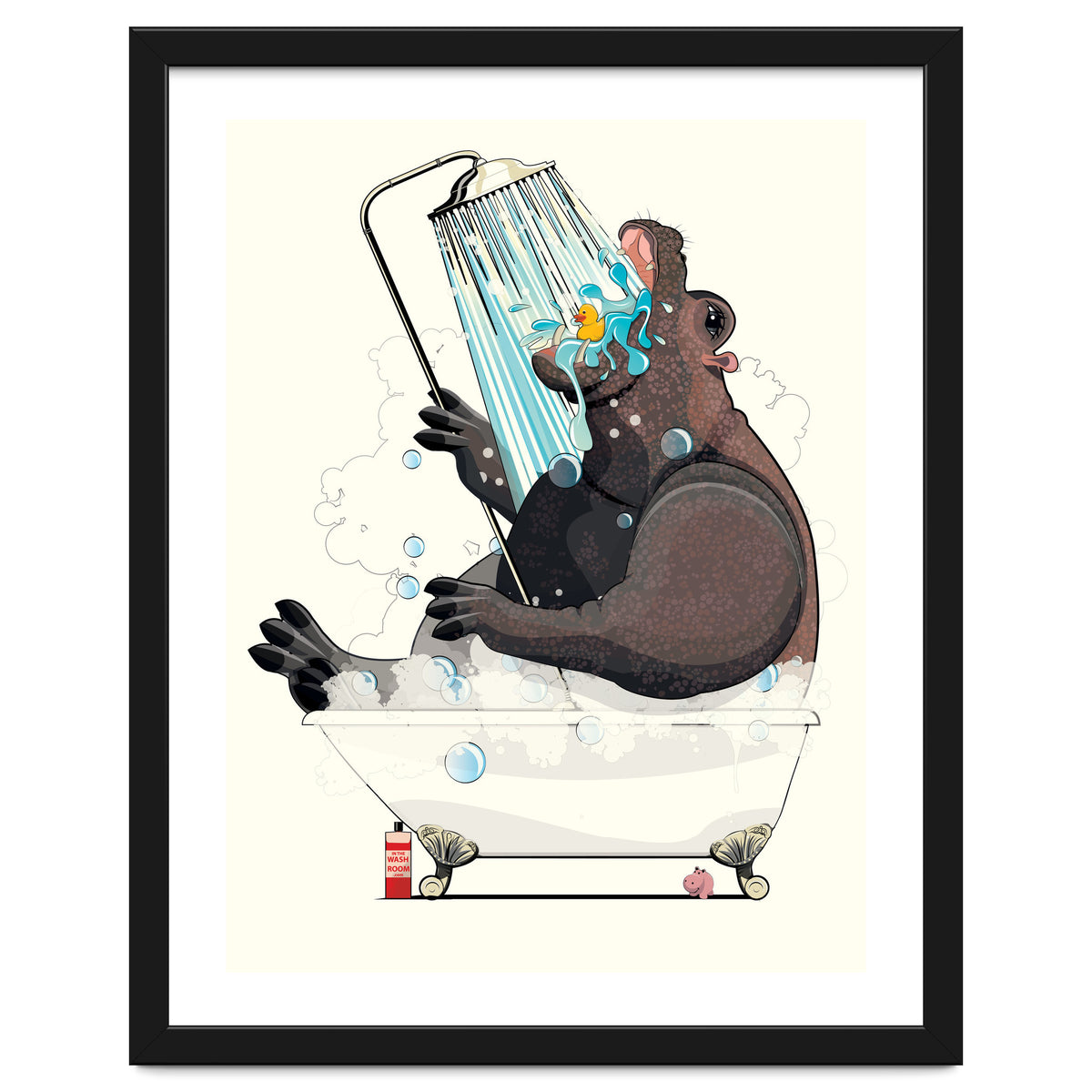 Hippopotamus in the Bath, Funny Bathroom Humour