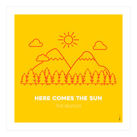 The Beatles Here Comes the Sun (Print Only)