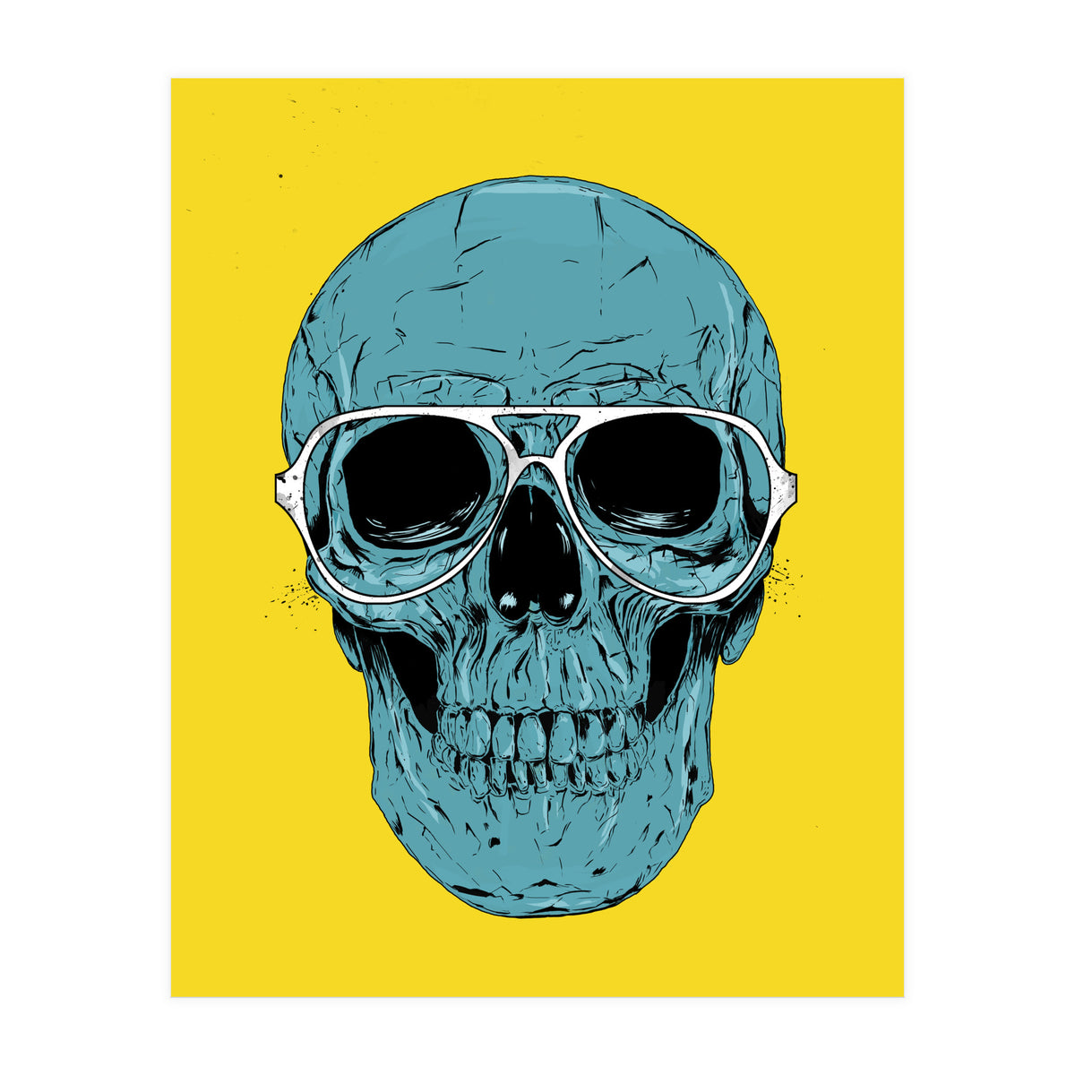 Blue Skull (Print Only)
