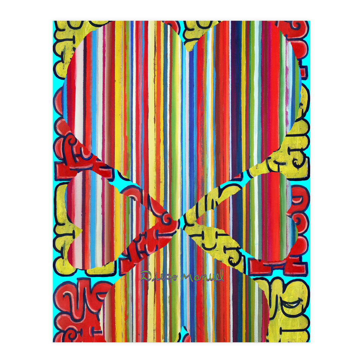 4 Corazones Tapiz 5 (Print Only)