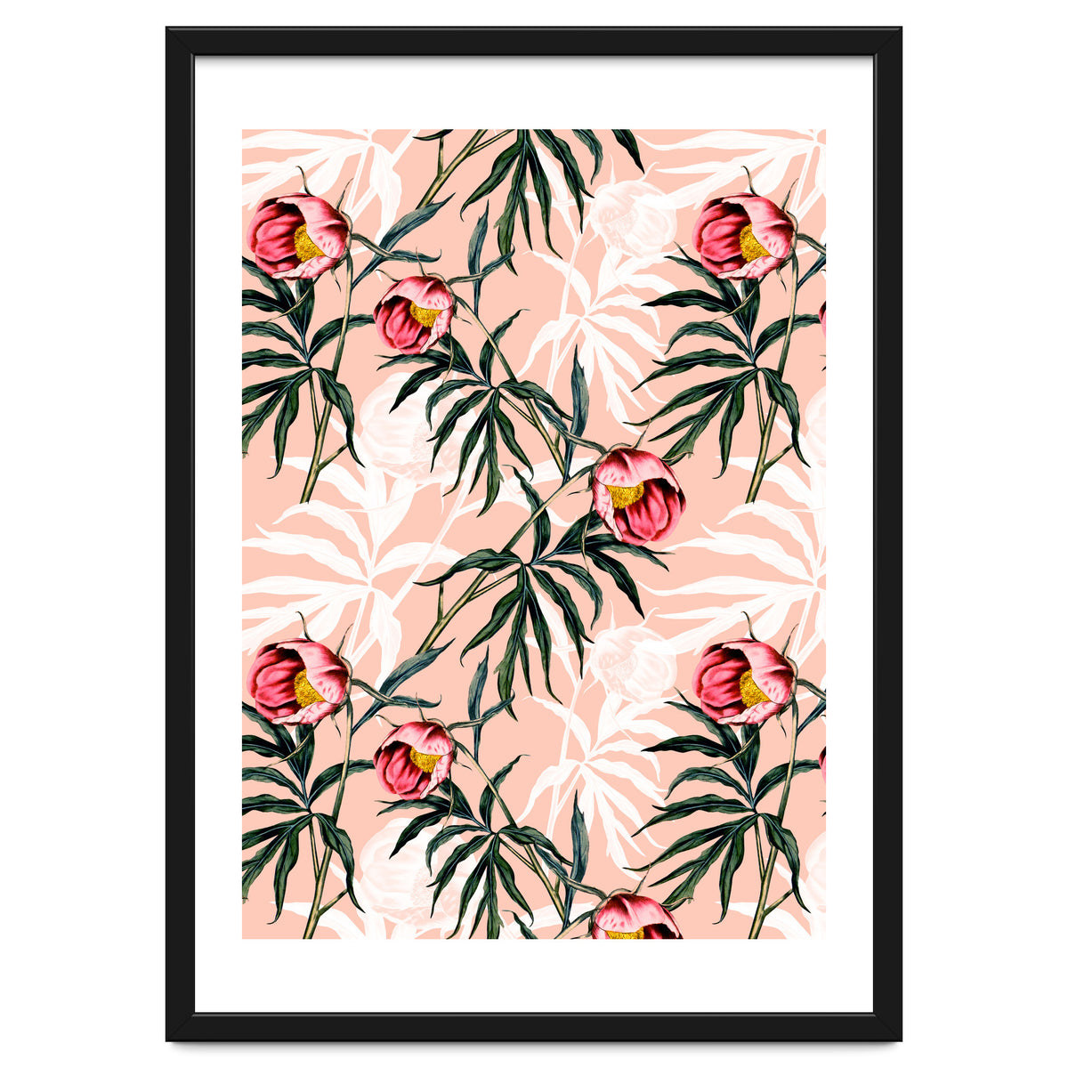 Flowery blooming pink