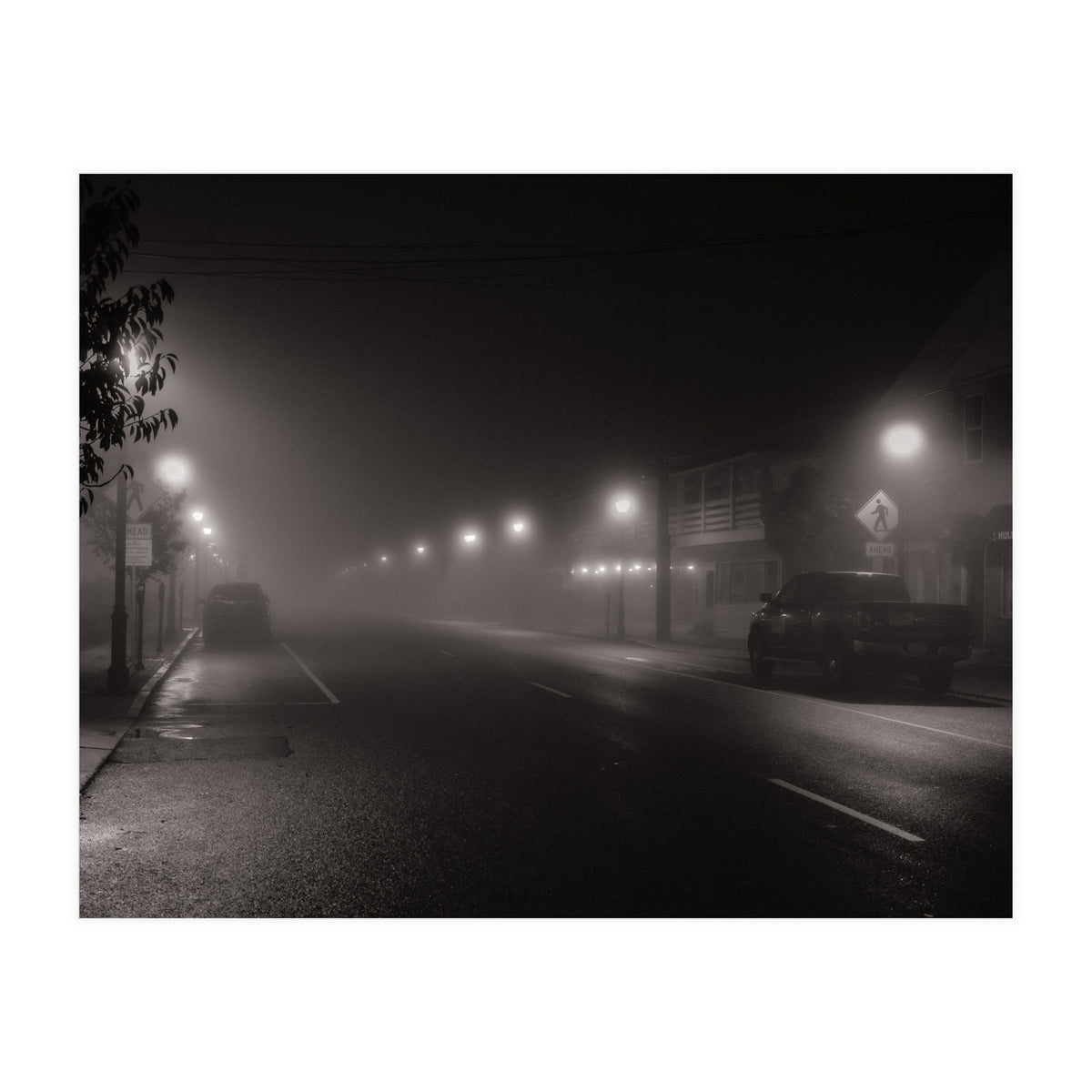 Foggy evening, Hull, Massachusetts  (Print Only)