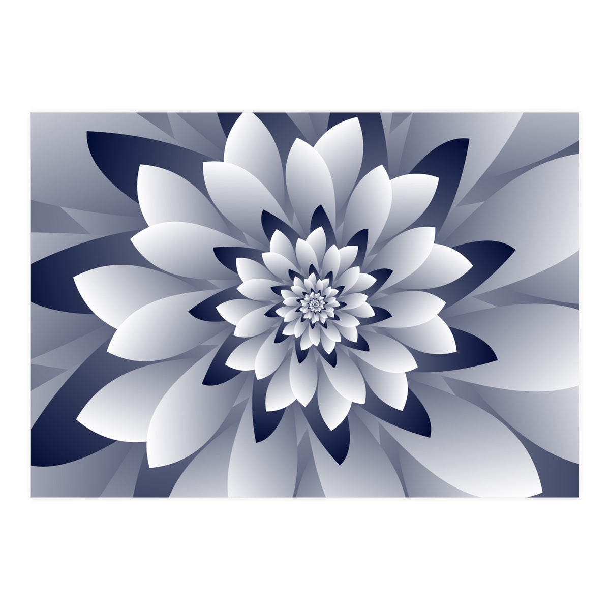 White Floral (Print Only)