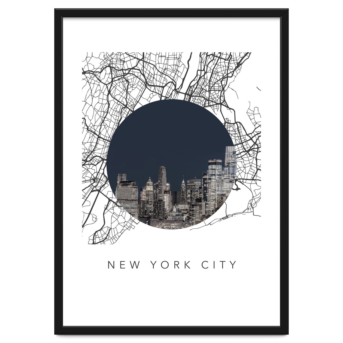 New York City Streets Collage