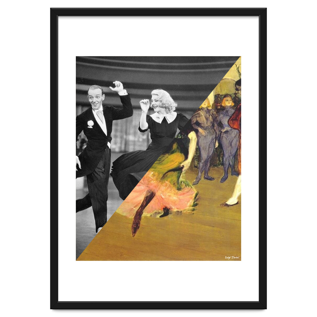 Toulose Lautrec's Dance At The Mouline Rouge & Ginger Rogers