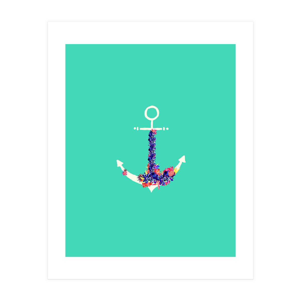 Floral Anchor (Print Only)