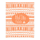 Hakuna Matata Orange Art Print  (Print Only) thumbnail