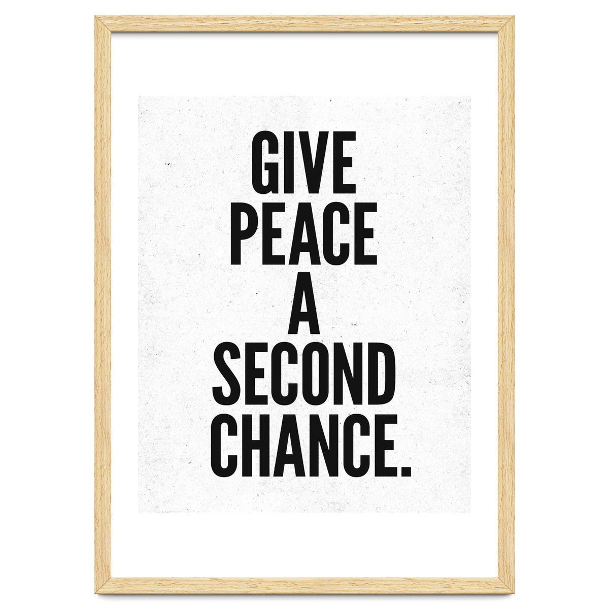 Give Peace A Second Chance