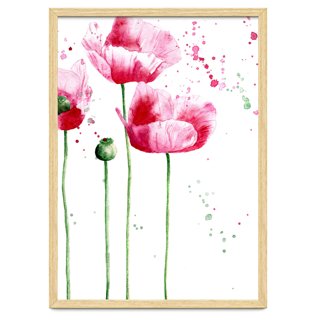 Poppies || watercolor