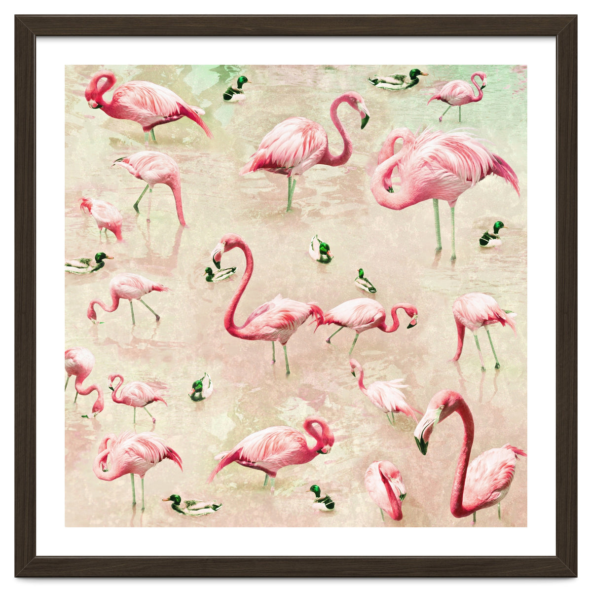 Flamingos Vintage Pink