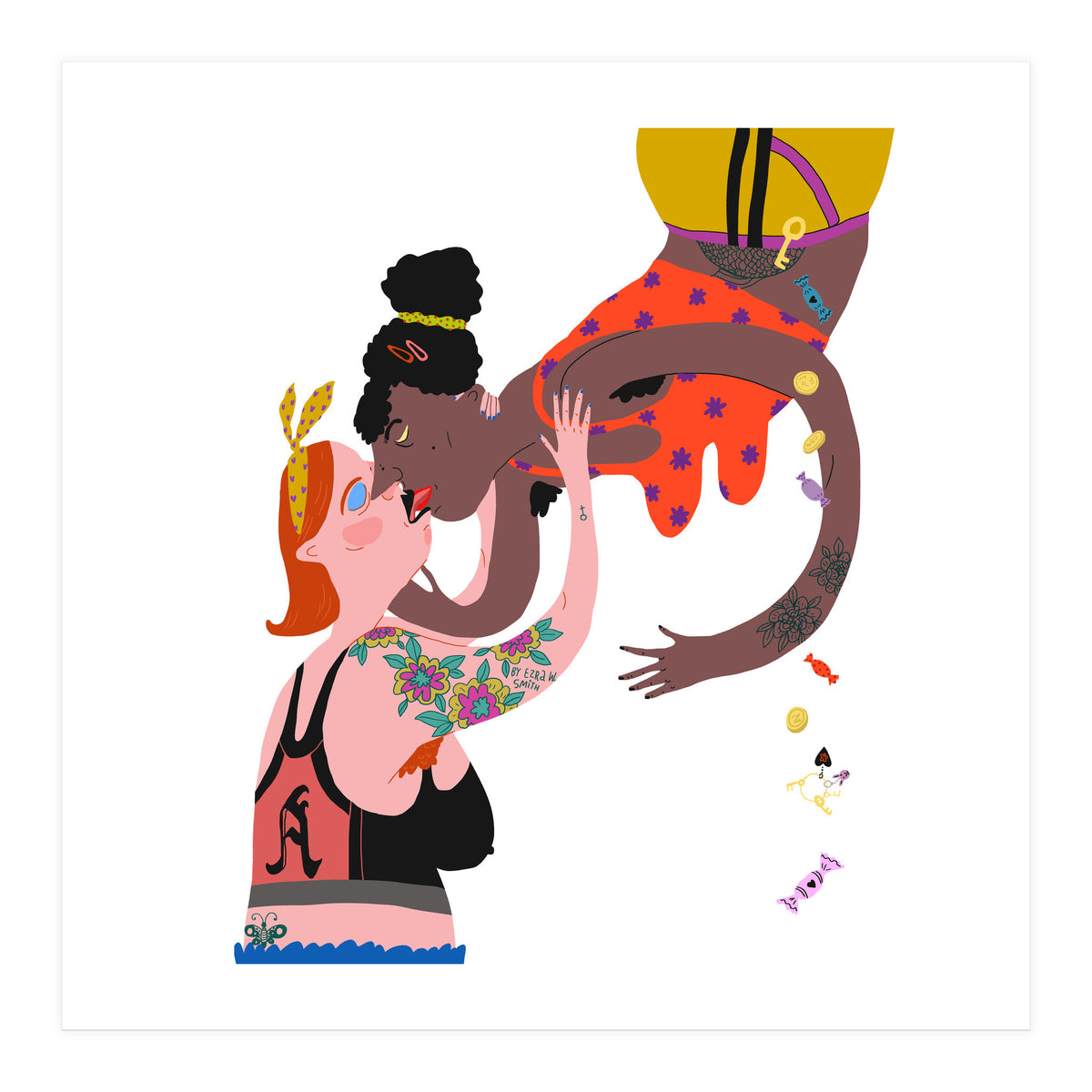 Hello Kiss (Print Only)