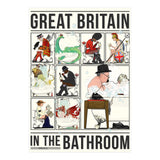 Great Britain in the Bath, Funny Bathroom Humour (Print Only) thumbnail