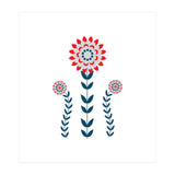 Scandi Folk Flowers  (Print Only) thumbnail